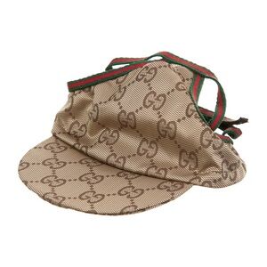 Gucci Rare Gg Nylon Dog Cat Baseball Cap